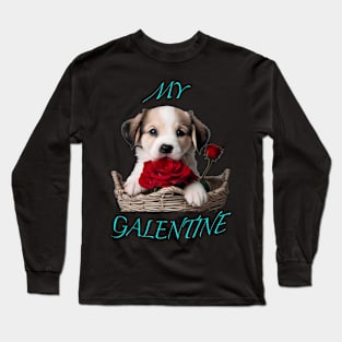 Super cute puppy Long Sleeve T-Shirt